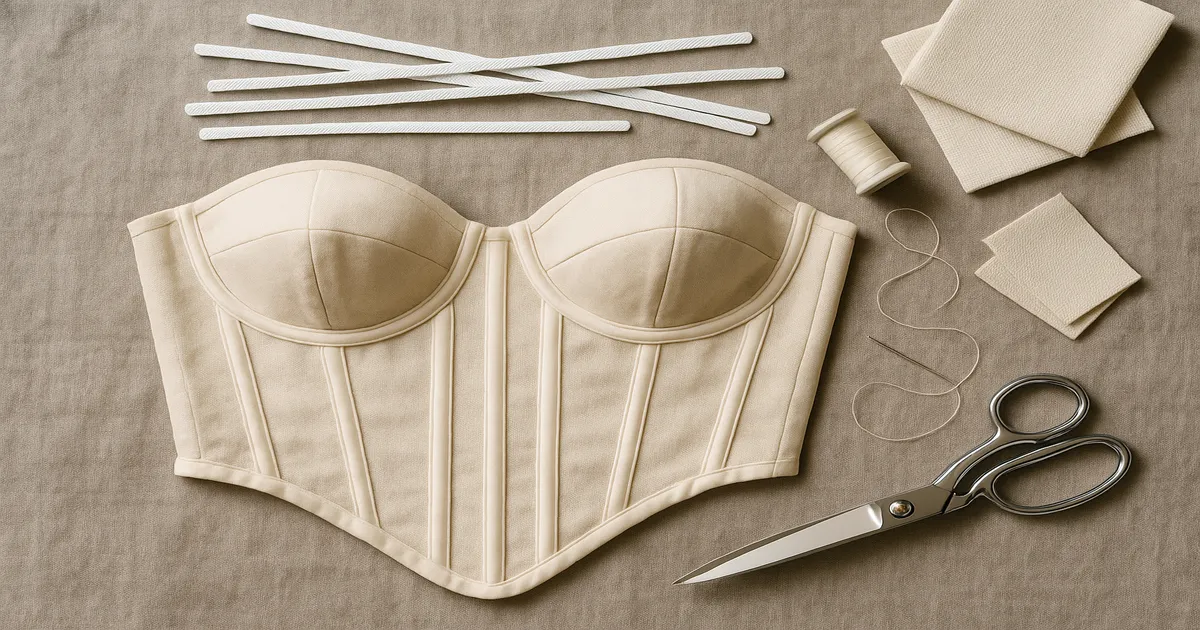 How to Make a Bustier Without Visible Boning